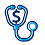 stethoscope with dollar sign